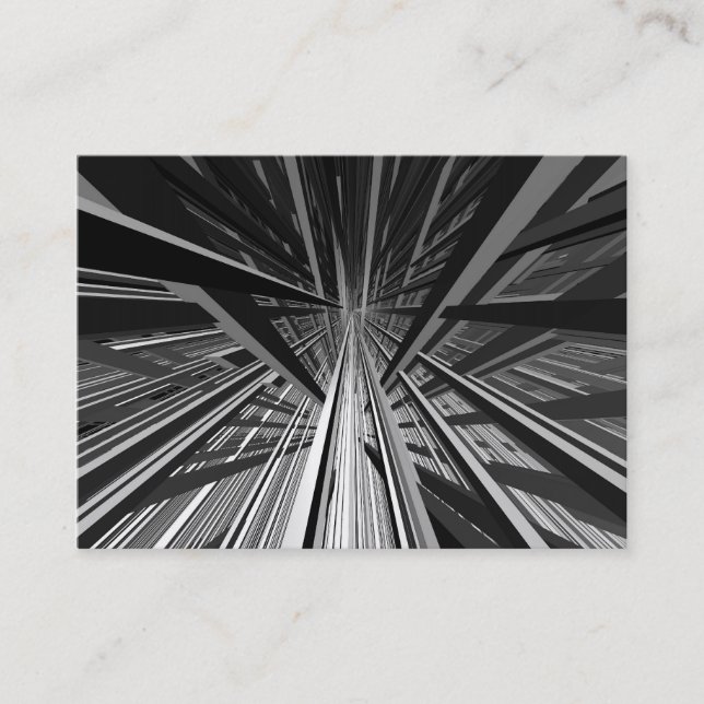 3d Extrem perspektiv Visitkort (Framsida)