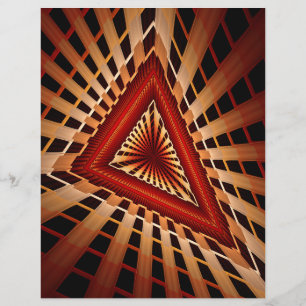 3D-fantasinätverk Modern fraktal grafisk design