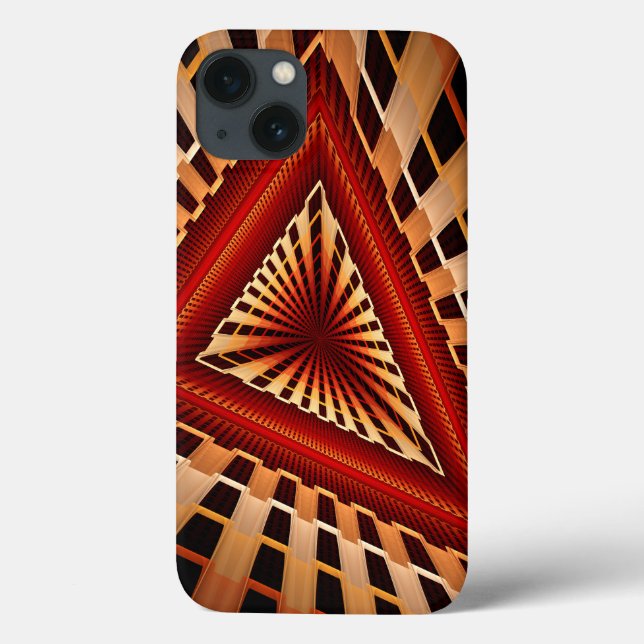 3D-fantasinätverk Modern fraktal grafisk design (Baksida)