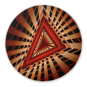 3D-fantasinätverk Modern fraktal grafisk design Knopp