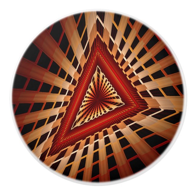 3D-fantasinätverk Modern fraktal grafisk design Knopp (Framsidan)