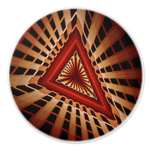 3D-fantasinätverk Modern fraktal grafisk design Knopp