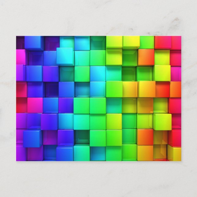 3D Färg Vykort (Framsida)