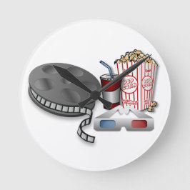 3D-film Rund Klocka