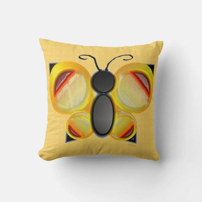 3D Fjäril Kudde (Framsida)