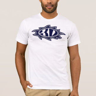 3d flammar logotypen t-shirt