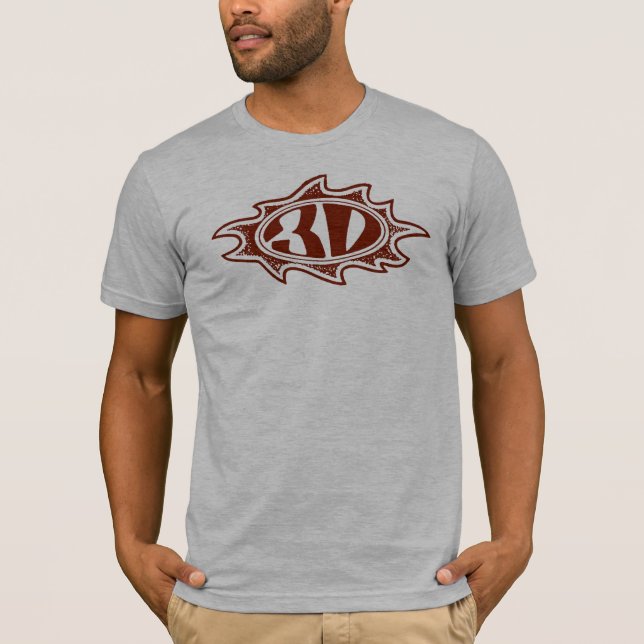 3d flammar logotypT-tröja Tröja (Framsida)