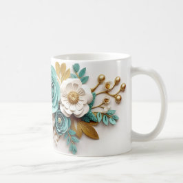3D Floral Mug Kaffemugg
