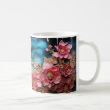 3D Floral Mug