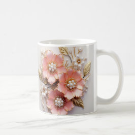 3D Floral Mug Kaffemugg