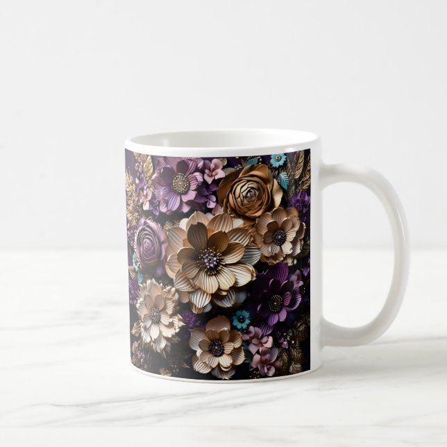 3D Floral Mug Kaffemugg (Höger)