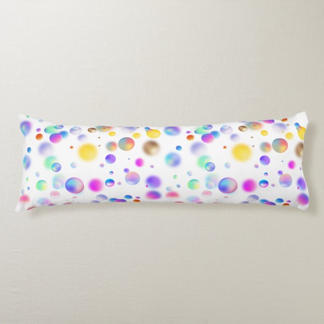 3D Flytande Bollar Mönster. Ingen BG Kroppskudde (Framsidan)