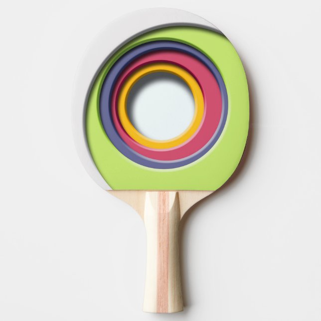 3D, Formas circulares, degradado de color Pingisracket (Framsidan)