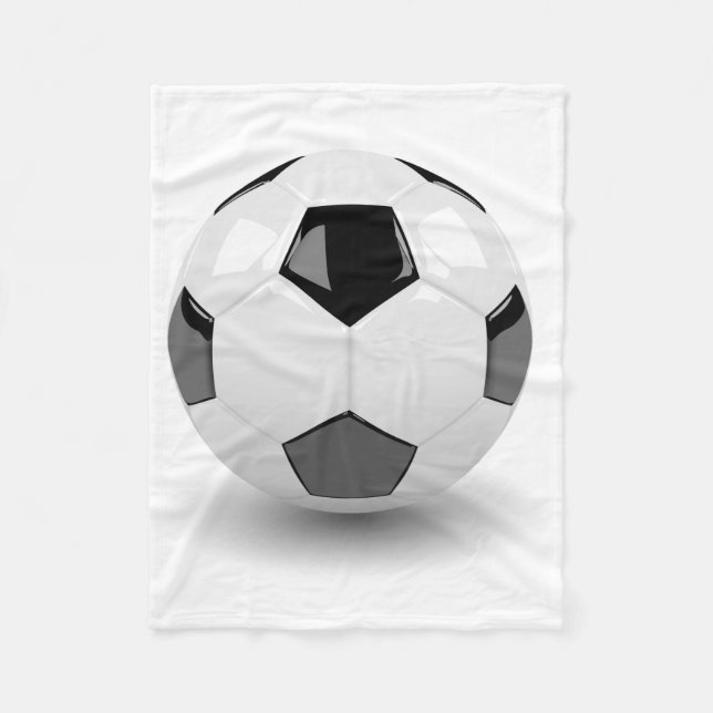 3D-fotboll Fleecefilt (Framsidan)
