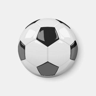 3D-fotboll Magnet