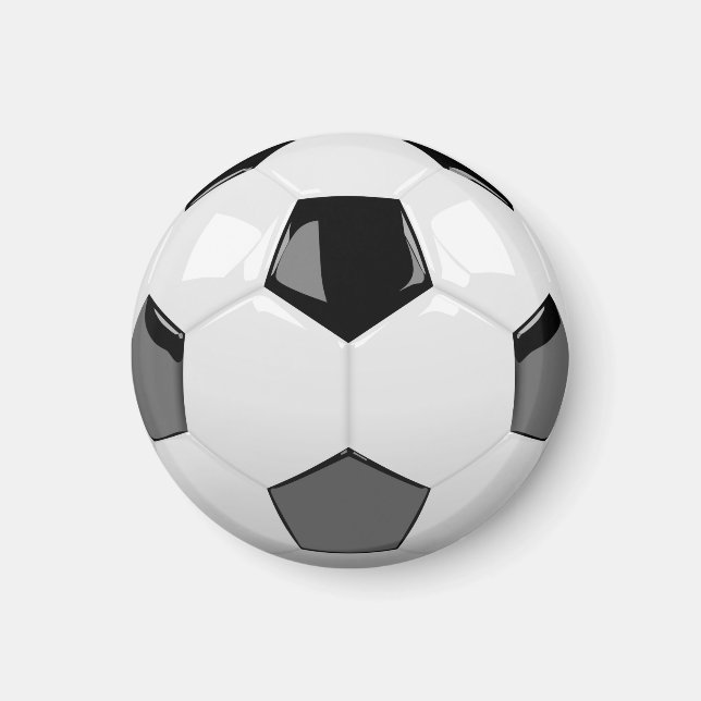 3D-fotboll Magnet (Framsidan)