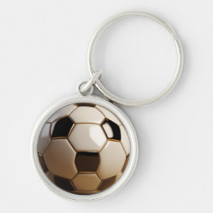 3D-fotbollsdesign – Anpassningsbar nyckelring