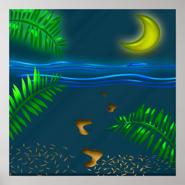 3D-fotsteg Poster (Framsidan)