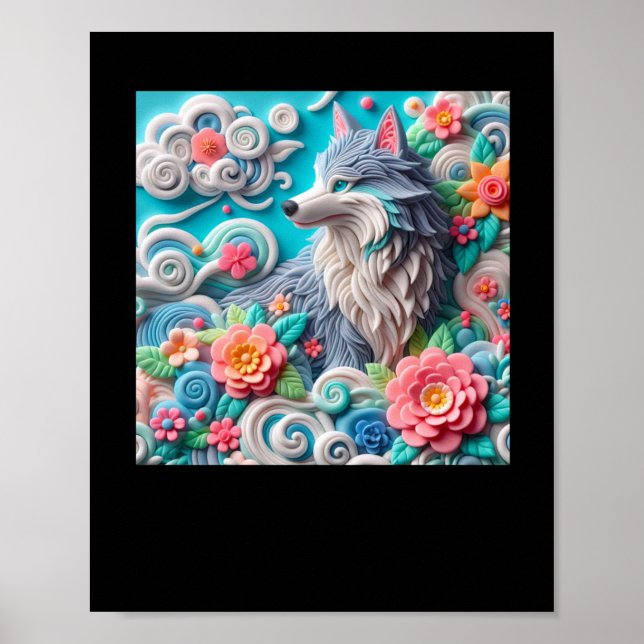 3d Fox-fästpunkt Poster (Framsidan)