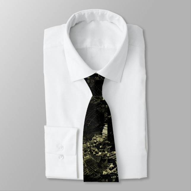 3D Fractal Mineral 1 Geek Tie Slips (Bunden)