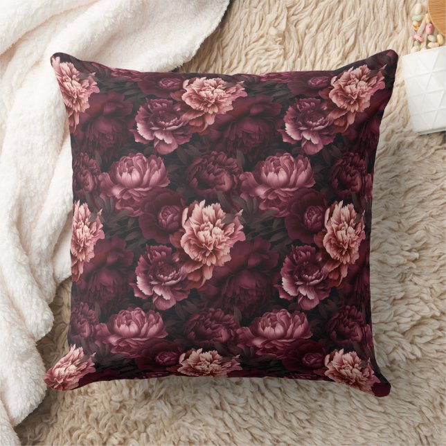 3d frodiga blommor av peony kudde (Filt)