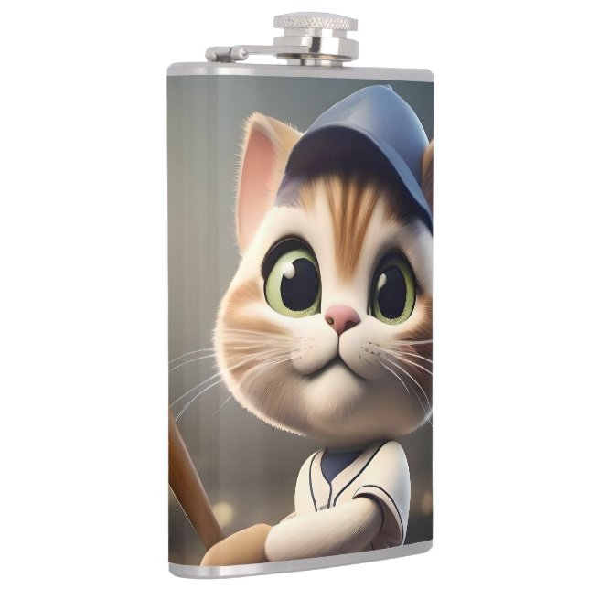 3D Funny Baseball Cat Fickplunta (Höger)