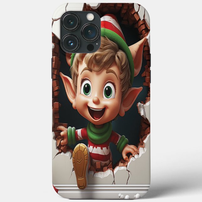 3d Funny Cute Jul Elf (Baksida)