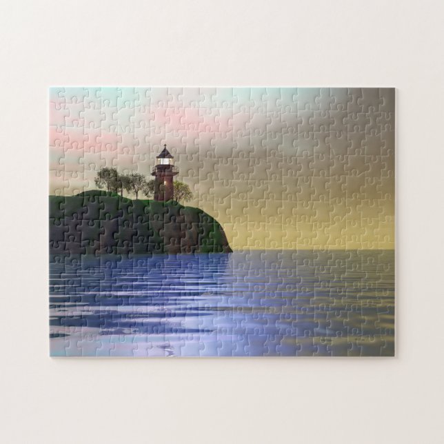 3D-fyr Pussel (Horisontell)