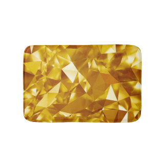 3D-geometri: Metallisk bakgrundsdesign Badrumsmatta