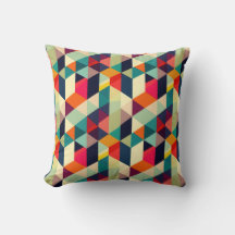 3D Geometric Mönster RETRO Mid Century Colorful