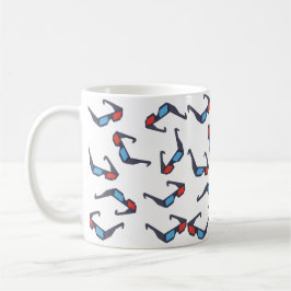 3D-glasögon Mönster Kaffemugg