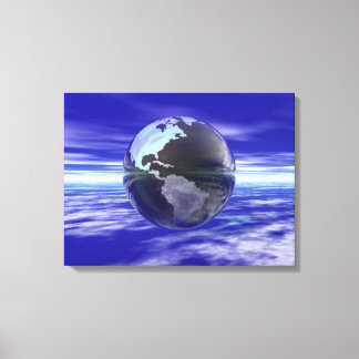3D Globe 11 Canvastryck