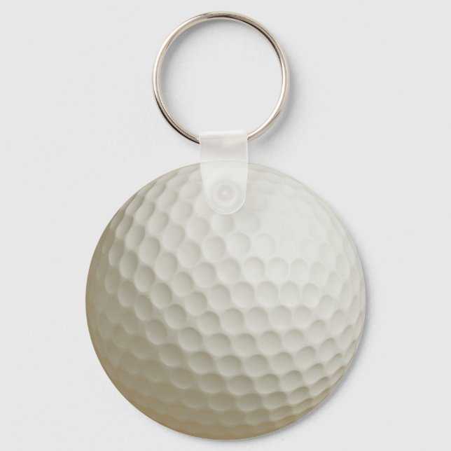 3D Golf Ball Design – Custom Option keychain Nyckelring (Framsida)