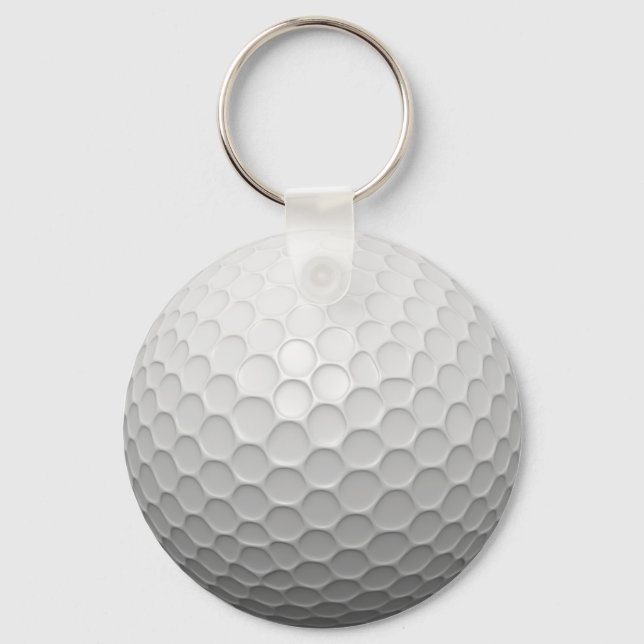 3D golfboll Nyckelring (Framsida)