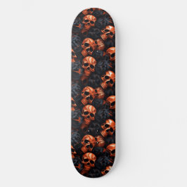 3D-grafik - skullbild Mini Skateboard Bräda 18,5 Cm