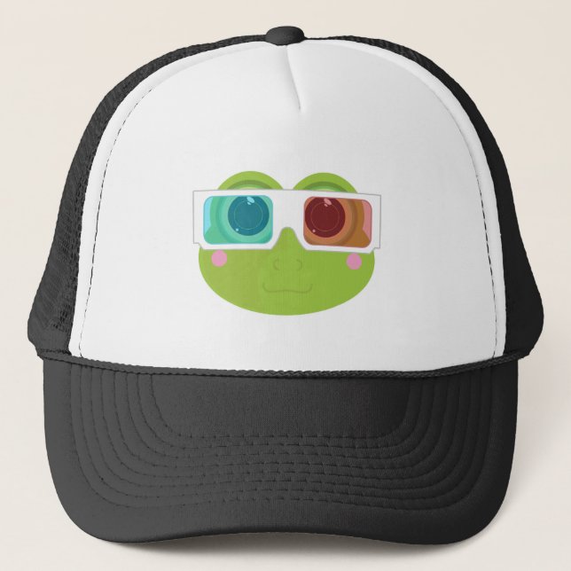 3D-groda (2) Truckerkeps (Framsida)