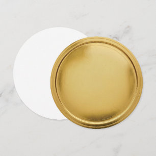 3D guldfolie sigill Elegant Excellence Award Medal Inbjudningar