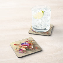 3D-hälsningskort för vår Blommar - Vibrant Ro