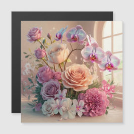 3D-hälsningskort i Vår blommor med Ro