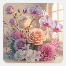 3D-hälsningskort i Vår blommor med Ro