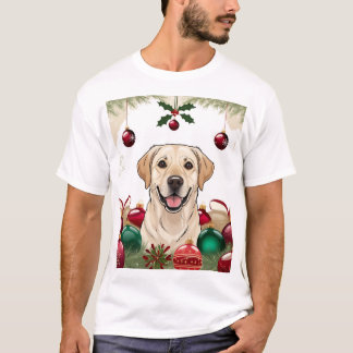 3D-Hund i julklump T Shirt