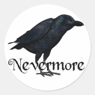3D Ickmore Raven Runt Klistermärke