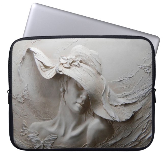 3d-illusion av väggrörelse, 3d,bakgrund,art,mural, laptop fodral (Framsidan)