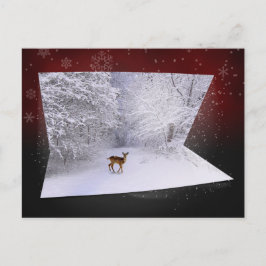 3D Illusion "Snowy Dreams" Vykort