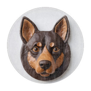 3D-inspirerad australisk kelpie-hund