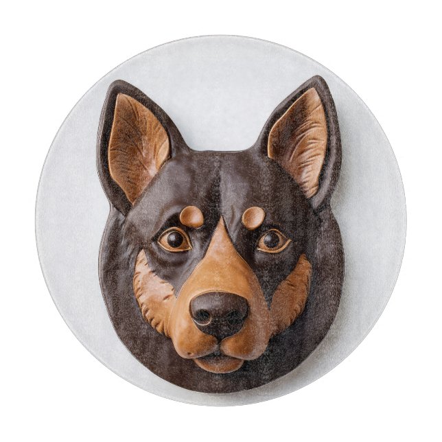 3D-inspirerad australisk kelpie-hund (Framsidan)