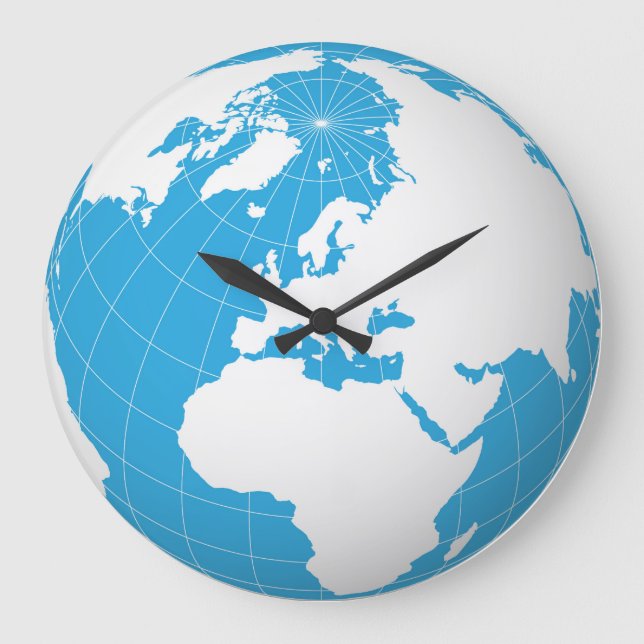 3D Jordklocka Stor Klocka (Framsida)