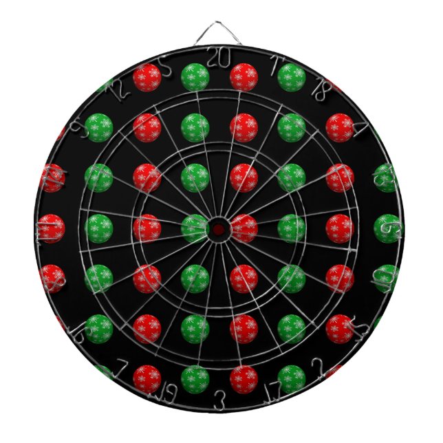 3D-julafton Bollar Darttavla (Framsidan)