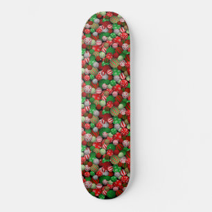 3D-julafton Bollar Skateboard Bräda 20 Cm