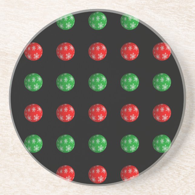 3D-julafton Bollar Underlägg (Framsidan)